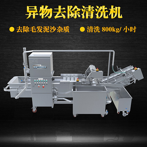 ?果蔬清洗機(jī)氣泡式清洗，異物分離過濾
